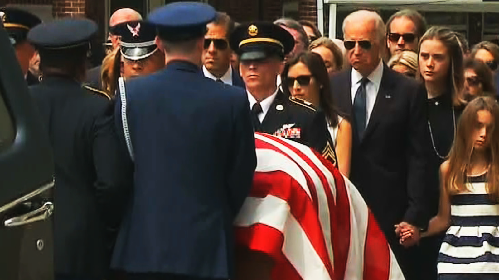 Casket Arrives At Beau Biden Funeral CNN Video