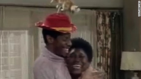 Jimmie Walker and Ester Rolle starred on the CBS TV show &quot;Good Times.&quot;