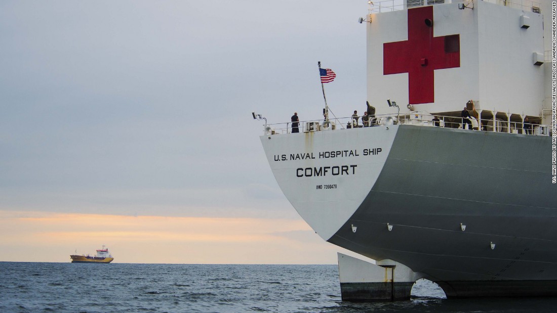 USNS Comfort Is The World's Biggest Hospital Ship - CNN