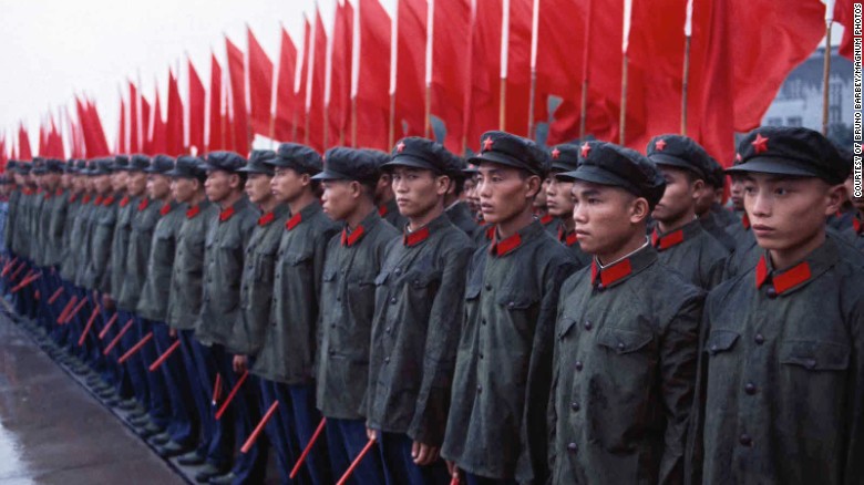 French master photographer Bruno Barbey of Magnum Photos was one of a handful of foreign journalists allowed into China during the Cultural Revolution -- and one of the only ones to shoot in color. 