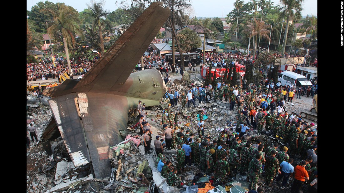 Scores Dead After C-130 Plane Crash In Indonesian City - CNN