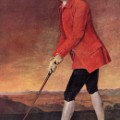 golf fashion red coat