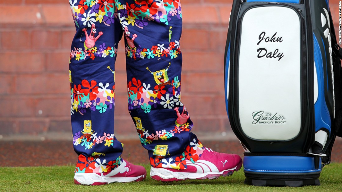 Here&#39;s a pair he wore at last year&#39;s Open Championship at Hoylake. What will he wear this year?   
