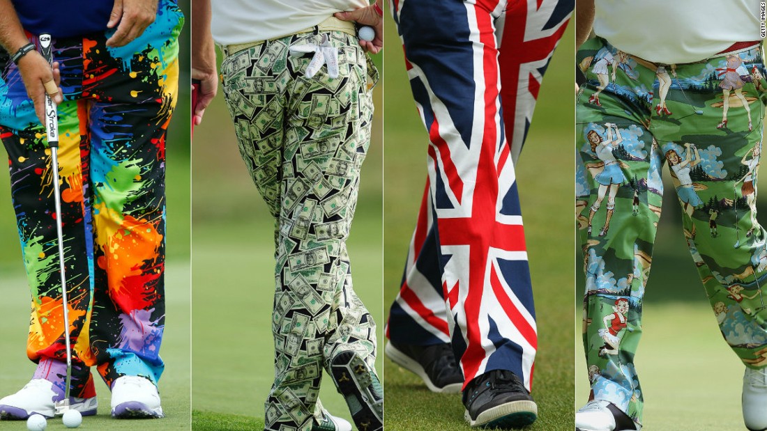 Known as &quot;Wild Thing,&quot; Daly has cultivated a reputation for wearing exuberant designs, notably his garish trousers.