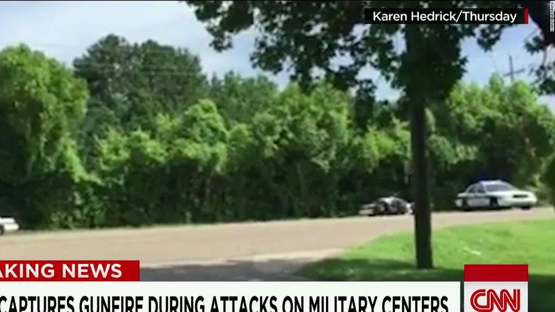 Chattanooga Gunman Shot At After Ramming Gates - CNN