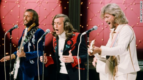 Maurice Gibb, Robin Gibb, Barry Gibb of the Bee Gees