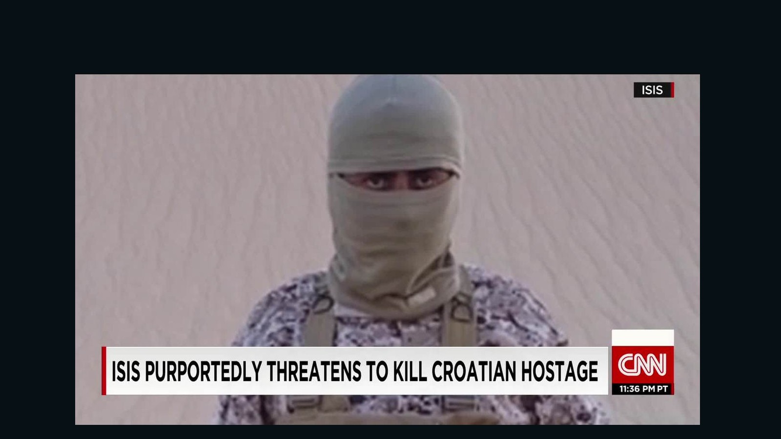 Hostage Threat In Isis Video Cnn Video