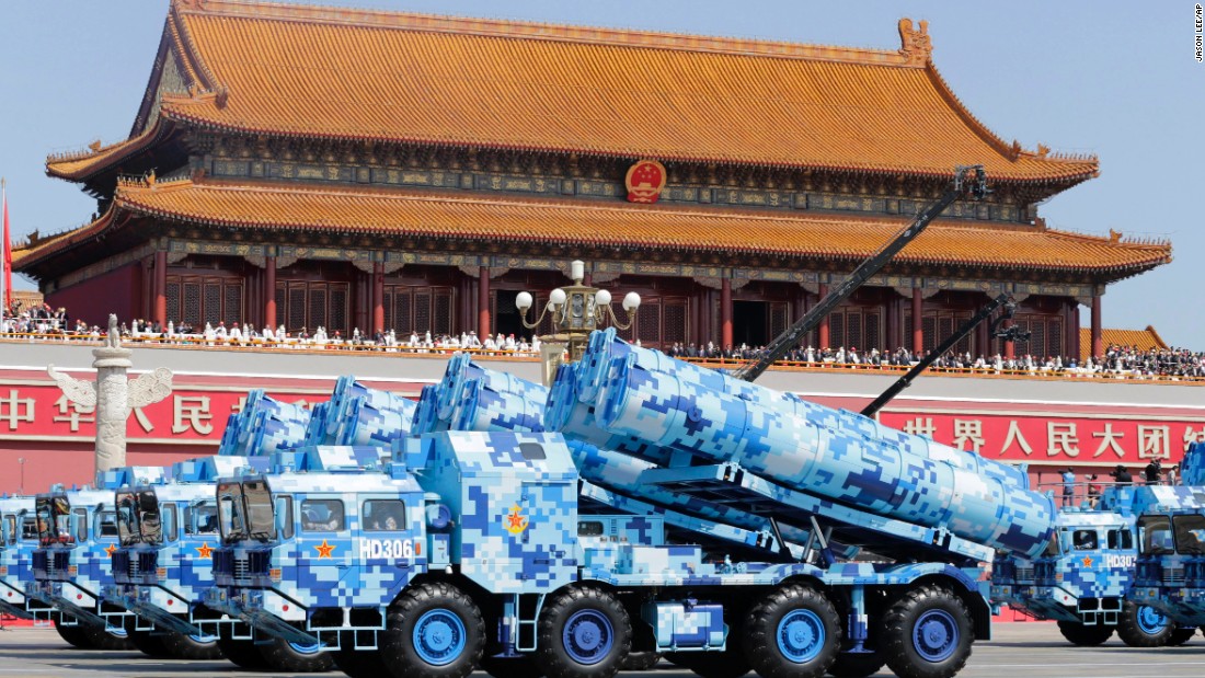 China Flexes Muscles With Wwii Military Extravaganza Cnn 