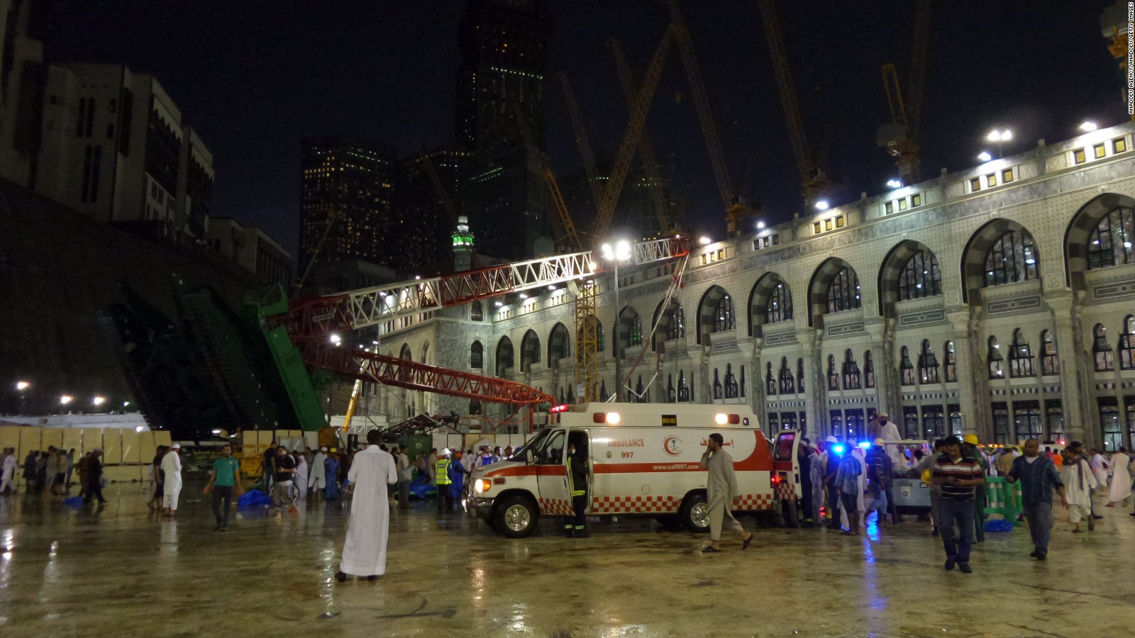 Crane Collapse Kills At Mosque In Mecca Before Hajj Cnn