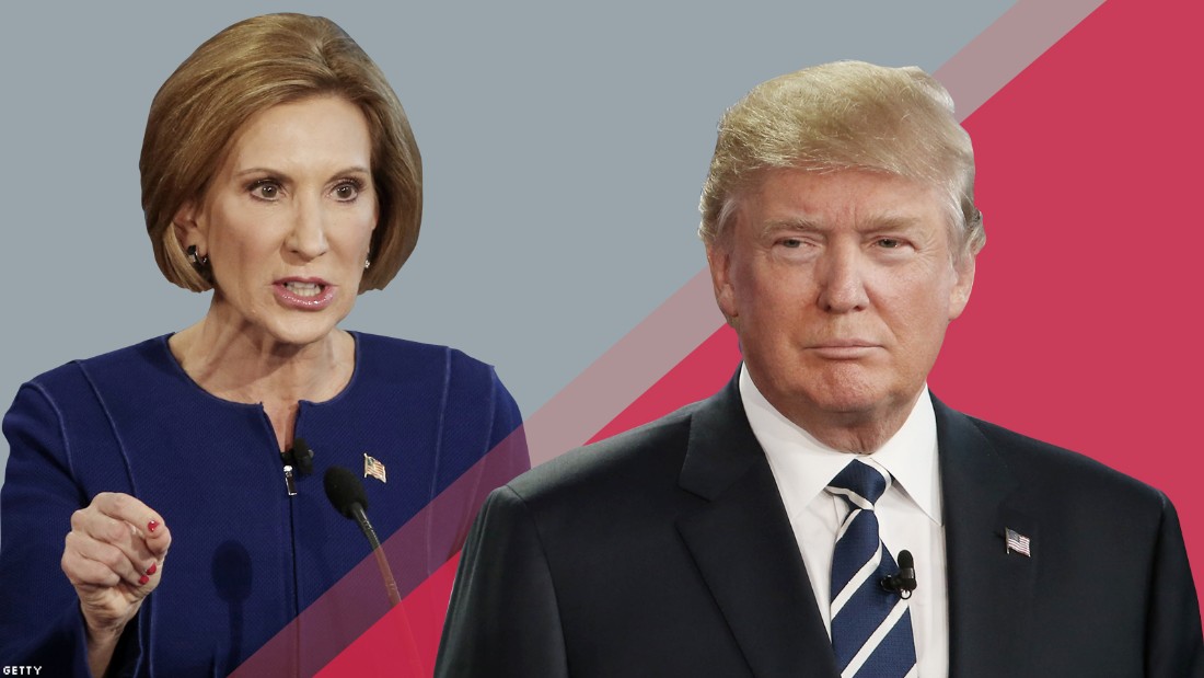 Trump Cites Double Standard In Comments About Fiorinas Appearce