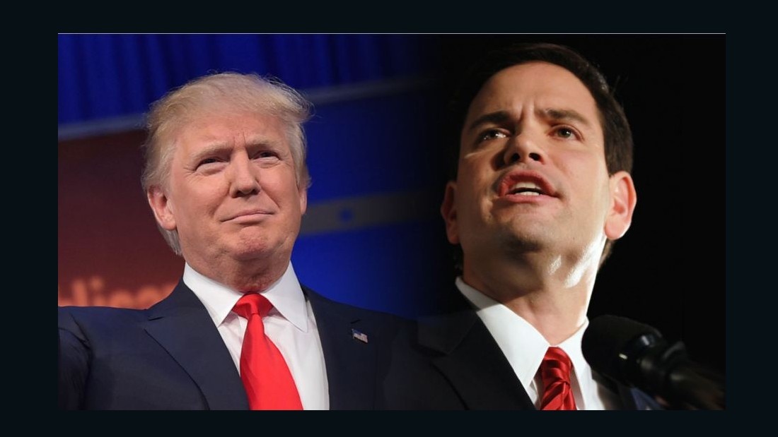 Donald Trump Rips Marco Rubio Ahead Of Republican Debate Cnnpolitics 