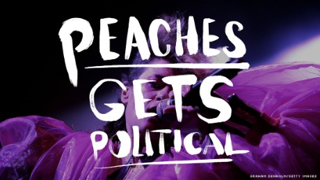 peaches gets political gfx handwritten card mullery
