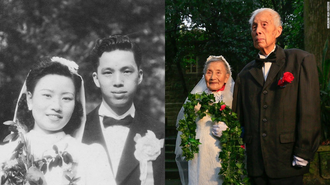 Chinese Couple Relive Wedding 70 Years Later Cnn 