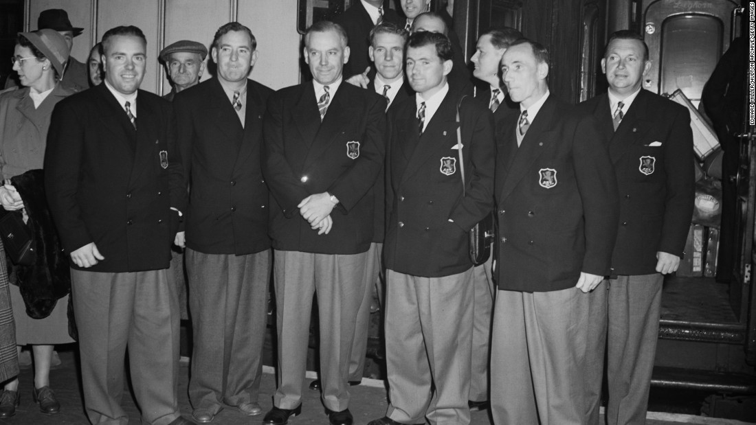 The Ryder Cup has always provided rich pickings for fashion critics - the 1951 British team were no exception with their voluminous trousers.