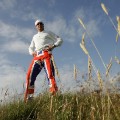 Ian Poulter Union Jack trousers