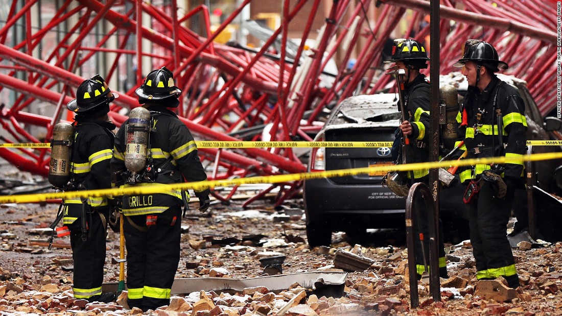 New York City crane collapse 1 dead, 2 seriously hurt CNN