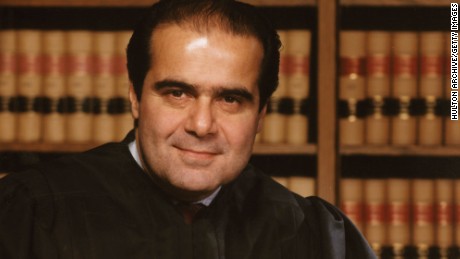 384802 07: (FILE PHOTO) This undated file photo shows Justice Antonin Scalia of the Supreme Court of the United States in Washington, DC. (Photo by Liaison)