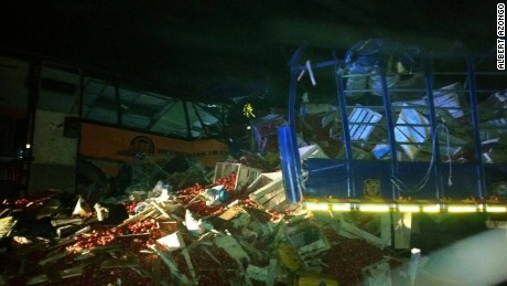 At least 61 killed in collision of bus, truck in Ghana