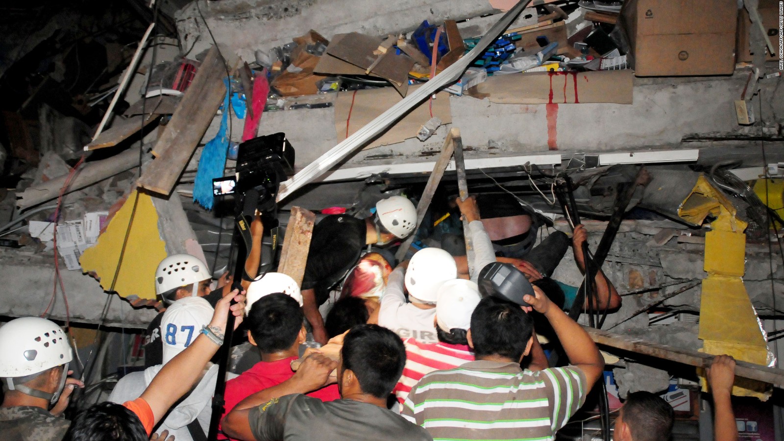 Ecuador earthquake An up close look at the destruction CNN Video