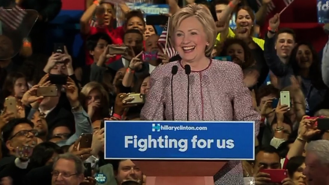 Hillary Clinton 2016 Victory Speech