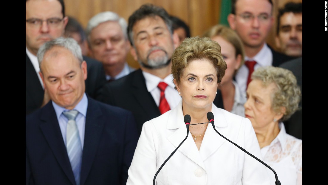 Rousseff Impeachment Vote President Calls It A Coup Cnn