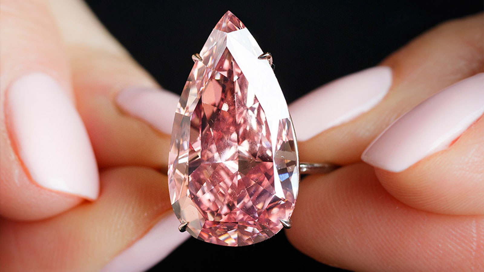Overwhelming Site line Mus Rare pink diamond smashes auction records - CNN Style