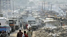 The booming port city in southern Nigeria, recorded 30 times more than the WHO's recommended levels of particulate matter concentration.