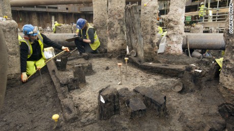 Ancient Roman writing tablets discovered at London building site