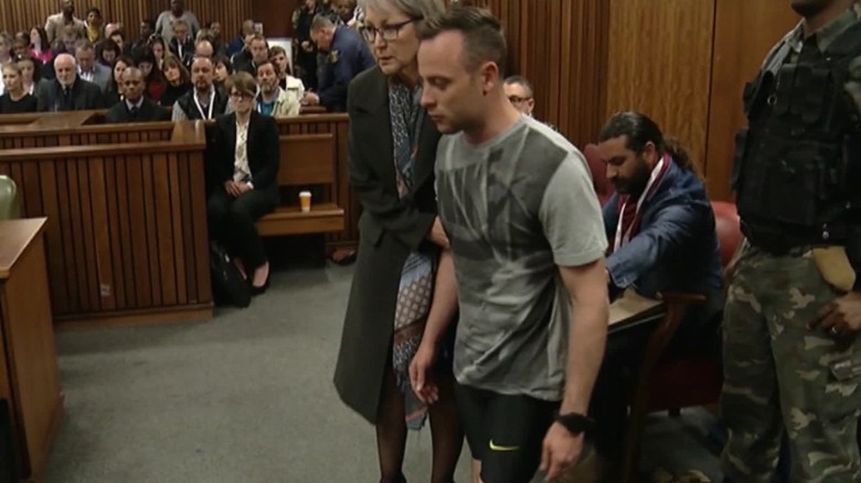 Oscar Pistorius Walks Without Prostheses, Cries In Court - Cnn