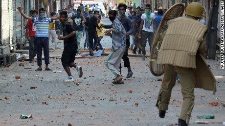 At least 20 killed in Kashmir clashes after militant's death