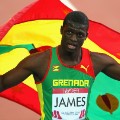 Kirani James Grenadian flag