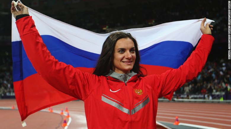 Isinbayeva is a former pole vault world record holder