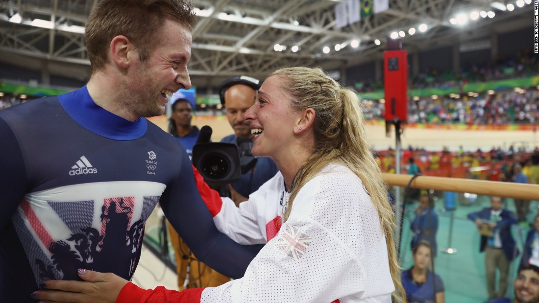 No British athlete in history can boast more Olympic gold medals than Kenny — although Chris Hoy can match his tally of six. Wife Laura (R), owner of four Olympic golds herself, gave birth to a son in September 2017. Prior to the birth of Albert, she was already plotting her return to competitive cycling and qualification for the Games.