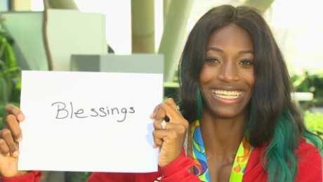 Olympian Shaunae Miller in rio