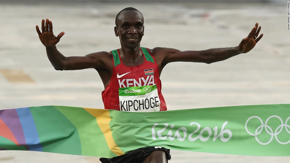 The Rio 2016 champion ran a marathon in 2:00:25 as part of the Breaking2 project in May 2017, shaving over two minutes off the previous fastest time.