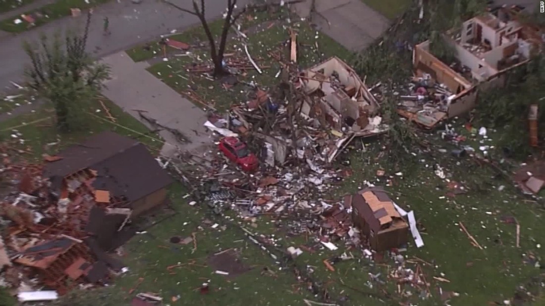 Tornadoes damage homes, cars in Indiana CNN Video