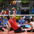 Morteza Mehrzadselakjani volley net Rio
