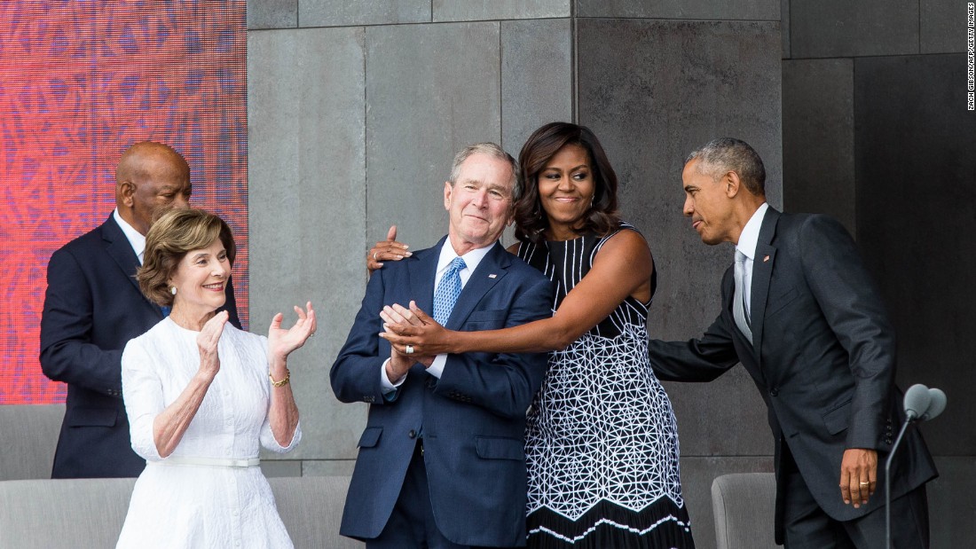 The Friendship Of George W Bush And Michelle Obama Cnnpolitics