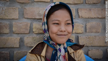 Razia (12) was born in Iran, but her family is from Bamyan province in Afghanistan and they have now returned to the country and she is studying at Gabreal girls high school. 

&quot;Peace&quot;, Razia (12) answers quickly, when asked about what she wants from the world leaders who are meeting to discuss the furture of her country. 
&quot;War brings terror. Some children are scared by the fighting,&quot; she explains.
&quot;The insecurity has to decrease. Also some fathers say boys have to go to school, girls have to stay at home. It&#39;s not correct. Girls also have the right to an education. They should study&quot;.
