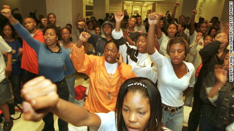 Florida A&amp;M students protest discrepancies in the results of the 2000  presidential election.