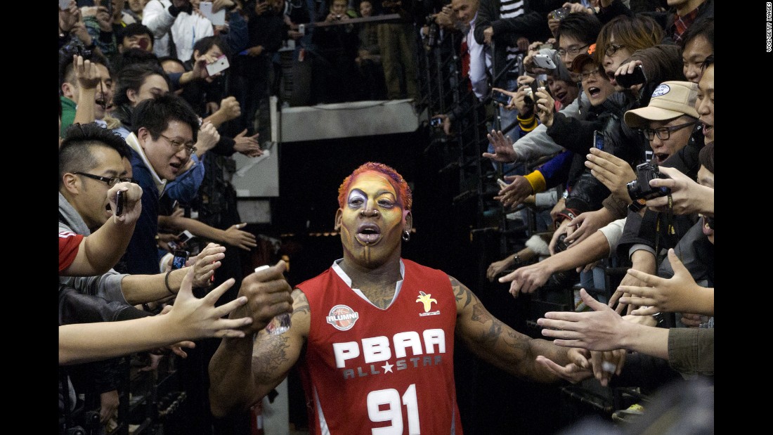 Ex Nba Star Dennis Rodman Charged With Hit And Run Cnn 