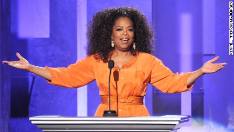 PASADENA, CA - FEBRUARY 22:  Oprah Winfrey speaks onstage during the 45th NAACP Image Awards presented by TV One at Pasadena Civic Auditorium on February 22, 2014 in Pasadena, California.  (Photo by Kevin Winter/Getty Images for NAACP Image Awards)