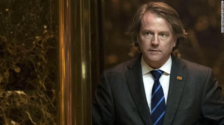 Who is White House counsel Don McGahn?