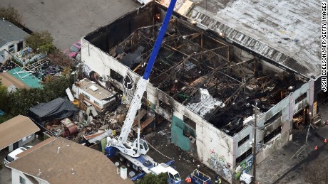   Two people arrested in a deadly fire of a ghost ship from Oakland 