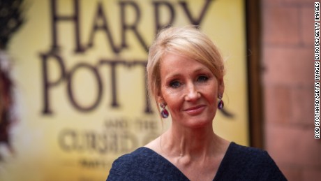 LONDON, ENGLAND - JULY 30:  J. K. Rowling attends the press preview of &quot;Harry Potter &amp; The Cursed Child&quot; at Palace Theatre on July 30, 2016 in London, England. Harry Potter and the Cursed Child, is a two-part West End stage play written by Jack Thorne based on an original new story by Thorne, J.K. Rowling and John Tiffany.  (Photo by Rob Stothard/Getty Images)