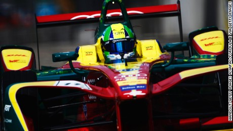 HONG KONG, CHINA - OCTOBER 9: In this handout image supplied by Formula E, Lucas Di Grassi (BRA), ABT Schaeffler Audi Sport, Spark-Abt Sportsline, ABT Schaeffler FE02 during the FIA Formula E Championship Hong Kong ePrix at the Central Harbourfront Circuit on October 9, 2016 in Hong Kong, China. (Photo by LAT Photographic / Formula E via Getty Images)
