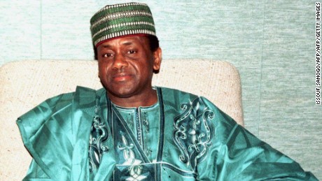 Former Nigerian President General Sani Abacha is believed to have stolen over $4 billion during his time in office. 