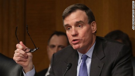 WASHINGTON, DC - JANUARY 10:  Mark R. Warner (D-VA), Vice Chair of the Senate Select Committee on Intelligence, speaks during the Senate (Select) Intelligence Committee in the Dirksen Senate Office Building on Capitol Hill January 10, 2017 in Washington, DC.  The committee was holding a hearing about cyber threats to the United States and fielded questions about effects of Russian government hacking on the 2016 presidential election.  (Photo by Joe Raedle/Getty Images)