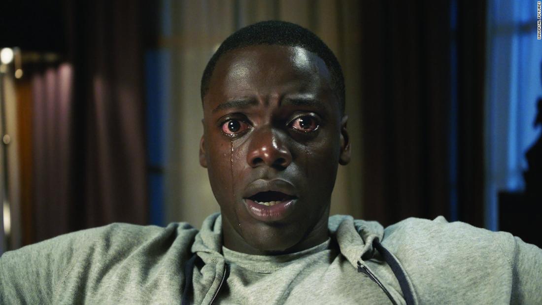 Daniel Kaluuya in &#39;Get Out.&#39; The social thriller scored two nominations, including best musical or comedy.