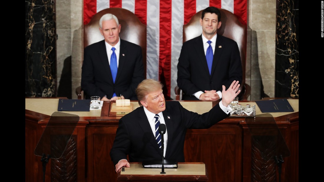 Donald Trump Delivers First Speech To Congress Cnnpolitics 